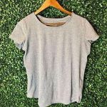 Lululemon Cotton Waffle Knit Short Sleeve Gray Top Size Large Photo 0