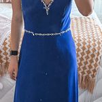 B Darlin Blue Prom Dress With Embellishments Photo 2