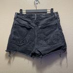 Abercrombie & Fitch High Rise 4" Cut Off Short Black Denim Jean Short 8 Sz 29 Photo 2