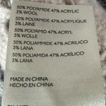 Free People Wool Fair Isle Harriet Crewneck Sweater Ivory Black Large Thumbholes Photo 12