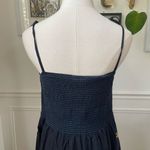 Anthropologie Figue Azalea Tie-Strap Midi Dress Dark Blue $525 S Photo 8