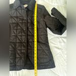 Hobbs London Katie Quilted Coat Black Size 10 Photo 9