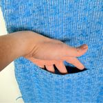 STAUD Blue Tweed Sleeveless Mini Dress Photo 3