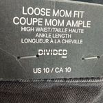 Divided H & M  Women’s Jeans Pants Sz 10 Loose Mom Fit High Waist Photo 3