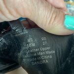 Bleecker and Bond  Sandra  Leather Wedge Black Studded Platform Sandals  Size 10 Photo 9