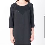 Scotch & Soda Maison  Black Lace Insert H line Shift Dress- Size 1 (Small) Photo 1