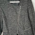 Tribal Gray Slant Zip Blazer Jacket Medium Photo 1