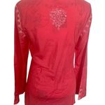 Lafayette 148 New York Sz 8 Pink Silk Embroidered Clear Sequins Tunic Top Blouse Photo 4