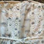 Mudd Small mud blue and white strapless dress. Very comfy Photo 2