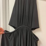 ALC Frank ALC HALTER SIDE CUT OUT FLOOR LENGTH BLACK DRESS Photo 2