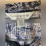 Lucky Brand  blue floral boho tasseled tank size S‎ Photo 2