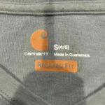 Carhartt Women’s  dark blue grey long sleeve shirt in size small Photo 3