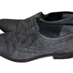 Free People  Brady Gray Carbon Nubuck Leather Loafers size 37 Photo 3