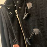 Talbots  Petites Womens Jacket Black Wool Blend Full Zip Up Photo 5