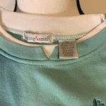 Hasting & Smith  Blue Embroidered Butterfly Sweatshirt Photo 7