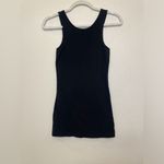 James Perse  Women’s Long Black Sleeveless Cotton‎ Tank Top Size M Photo 8
