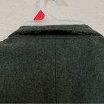 Ann Taylor Moto Jacket Blazer Wool Faux Leather Trim Size 4 Petites Photo 10