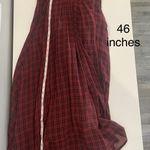 Free People  Lou Buttondown Midi Dress - Effortless Boho Chic in Red Plaid Photo 6