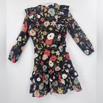 NWOT 💖Warm Black Floral Mini Dress Red Photo 4