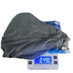 Rose Gal High Low Ruffle Button Up Grey Vest Large Indie Steampunk Boho Retro Gray Photo 8