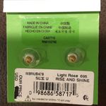 Kate Spade  Light Rose ‘Rise and Shine’ Pink and Gold Earrings Photo 5