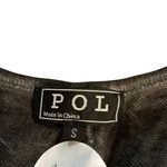 POL Black Acid Wash Sleeveless Jumpsuit Overalls Size S Photo 3