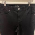 1822 Denim  Black Bootcut Split Hem Jeans Women's Size 12 Stretch Retro Photo 1