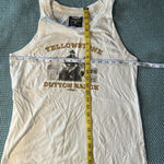Wrangler  Yellowstone Dutton Ranch Tank Top T-Shirt Womens Large L Cowboy Cream Photo 0