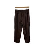 Madewell Women’s Plaid Flannel Track Trousers in Brown Glen Multi Size M Photo 8