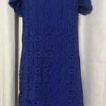 Ronni Nicole  Women’s Blue Lace Midi Dress Size 6 Photo 0
