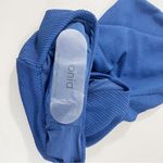 ONIA  Jenna One Piece Solid Seersucker Swimsuit in New Blue Size XS One Shoulder Photo 5