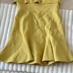 C/MEO COLLECTIVE  Mustard Strapless Mini Dress Photo 5