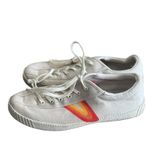 Tretorn Nylite Sneaker - Women's White and Orange Sneakers Size 9.5 Photo 10