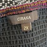 Cirana Skirt Long Maxi Floral Paisley Polkadot Plus 2X Green Photo 2