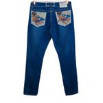 Y2k Vtg. Saint Vincent Clothing Cherub Pocket High Rise Straight Leg Jeans 10 Blue Photo 1