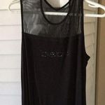 Bebe NWT  Bodycon part illusion dress logo rhinestones RIB KNIT Photo 1