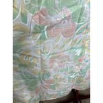 shirt dress pastel puff sleeve shoulder pads cotagecore pink green yellow Size 8 Photo 5