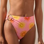 Anthropologie New  Farm Rio Sun Swim Bikini Bottoms size XL Photo 2