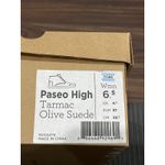 Toms  Women's Suede High Top Paseo Lace‎ Up Sneakers Olive Green Size 6.5 Photo 9