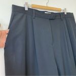 Djerf Avenue  Favorite Tailored High Waisted Straight Leg Pants Black Sz XXL Photo 7