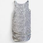 New York & Co. Gray Crocodile Print Sleeveless Bodycon Ruched Tank Dress small Photo 6