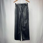 Urban Outfitters  High & Wide Faux Leather‎ Pant in Black Size 26 Photo 2