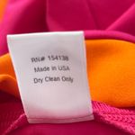 STAUD  NEW Vibrant Pink and Orange Women's Stretch Shorts Size Small Photo 5