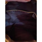 Terzetto Leather Satchel Bag Purse Brown Embossed Snakeskin Animal Print NWT Photo 8