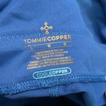 Tommie Copper Women's Core Compression Shorts Cobalt Blue Fold Over Waist Band Size L Photo 2