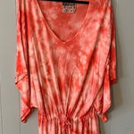 Young Fabulous and Broke Coral Tie Dye Top Small Photo 0