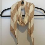 Gap  Tan & Cream Striped Scarf New Without Tag Photo 0