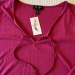 Jessica Simpson NEW! “Esme” Fuchsia Peasant Blouse Photo 5