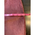 Amanda Smith Vtg Brown Suede Leather Knee Length Skirt  14 Lined Moto‎ Classic Photo 9