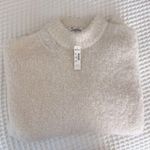 Madewell NWT Merino Wool and Alpaca Cream Oversized Crewneck Sweater S $148 Photo 6